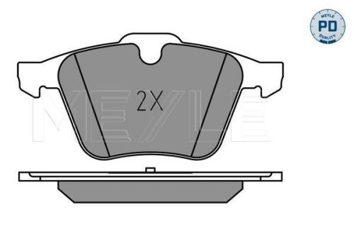 Meyle 025 240 7920/pd brake pad set for disc front braking system fits jaguar