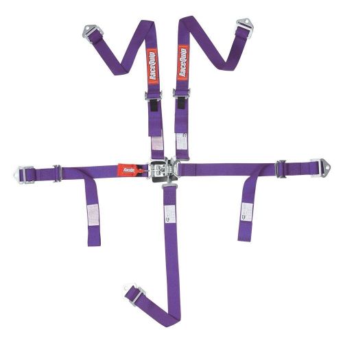 Racequip 709059 - purple jr. dragster youth 5-point harness set