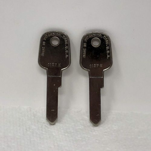 Ilco independent lock co blank keys 1127k lot of two made in usa