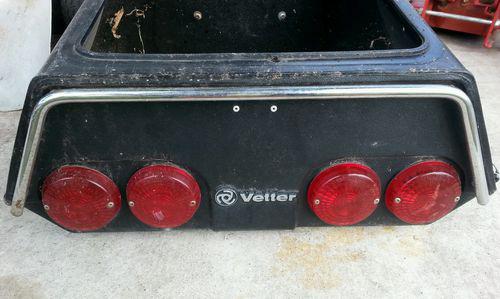 Vetter cargo container / backrest