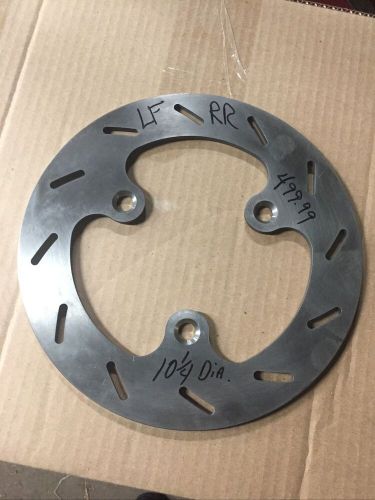 Sprint car,race car,titanium lf or rr brake rotor , 10 1/4” outside dis.