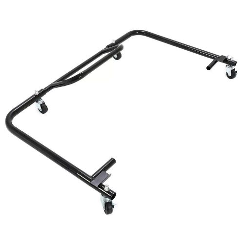 For jeep wrangler yj tj jk jl 1976-2023 hard top carrier storage cart rack black