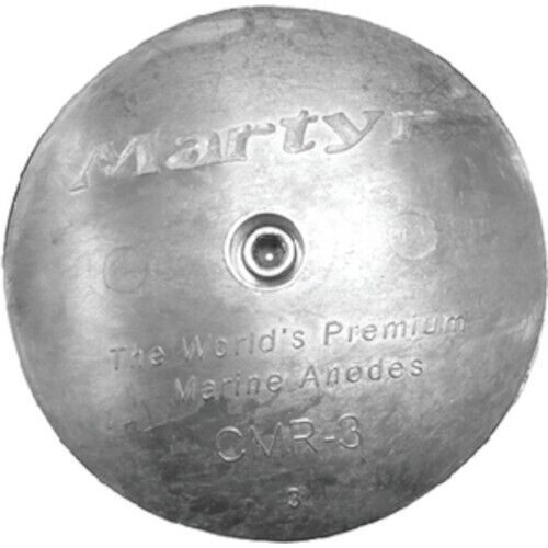 Martyr zinc 1-7/8&#034; rudder &amp; trim tab anode with allen screw