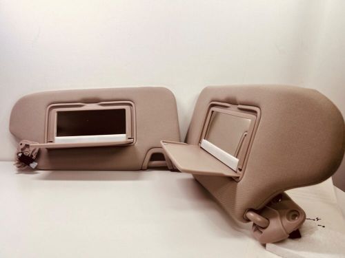 For 2013-2018 nissan altima sun visor driver passenger pair set lighted beige