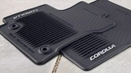 Genuine toyota corolla all weather mats black pt908-02142-20