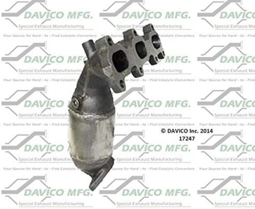 Davico 17247 epa (federal) catalytic converter front right