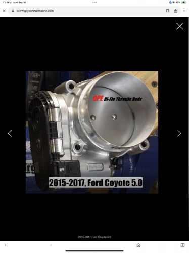 15-17 mustang gt cnc ported hi-flo throttle body new