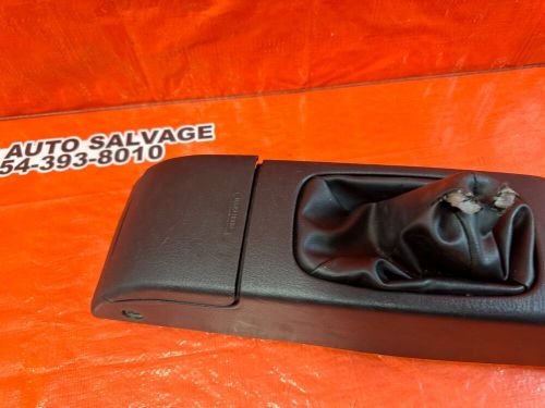 92-95 honda civic coupe &amp; hatch - shifter console / cup holder black - oem #257