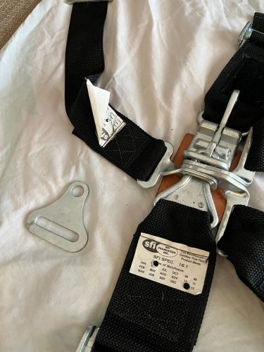 Rci racers choice  black 5 point racing safety harness race car seat belt 2012