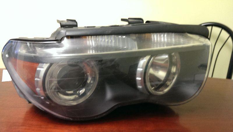 Right headlamp assembly bmw 745 series 2002