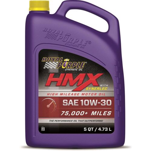 Royal purple hmx 10w-30 high mileage motor oil, 5 quarts