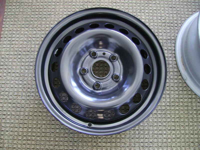 Vw volkswagen rabbit jetta 15x6 factory oem 5x112 bolt wheel rim 69810 1k0601027