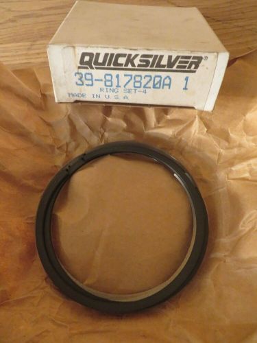 4 mercury piston rings quicksilver part# 39-817820a1  new old stock standard