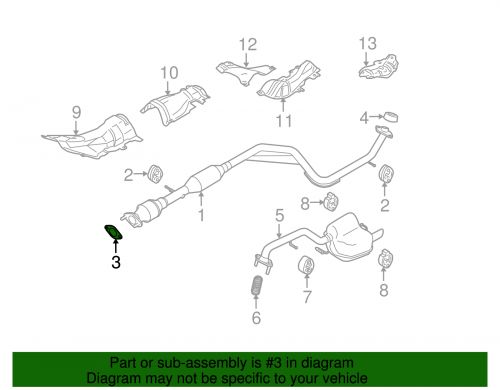 Genuine mazda converter &amp; pipe gasket lf07-40-305a