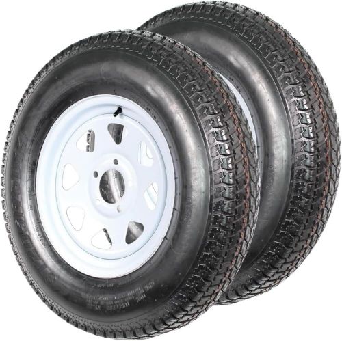 2 pack st205/75d14 trailer tires 5 lug wheel 6pr trailer 14 tires load range c