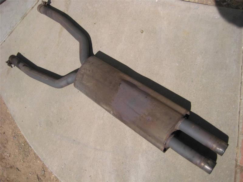 98 99 00 01 02 03 jaguar xj8 center section exhaust muffler oem