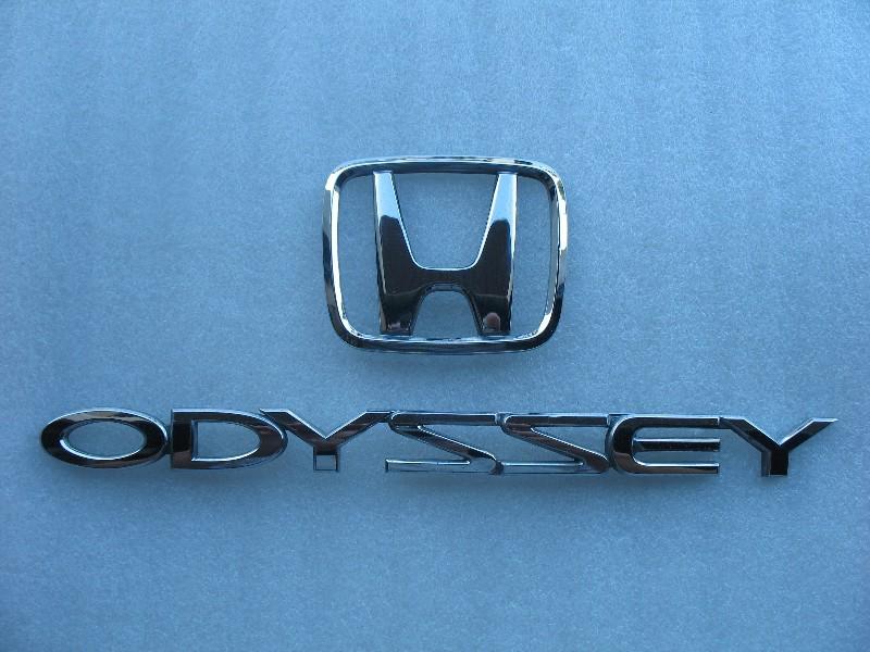 1998 honda odyssey rear trunk chrome emblem logo decal badge sign oem 95 96 97