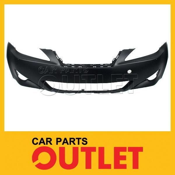 2006-2008 is250 front bumper primed plastic fascia cover is 350 wo sensor washer