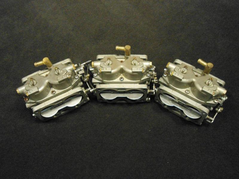 Yamaha carburetor set #6k7-14301-01-00,-14302-01,-14303-01 1987-89 6v/225hp~572~