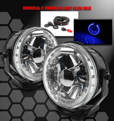 Universal bumper halo drl fog light lamp+bulb nissan pontiac scion subaru toyota