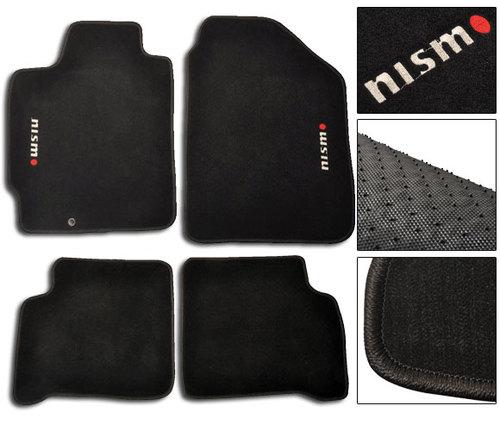 2002-2006 nissan altima heavy nylon black carpet floor mats mat + nismo logo