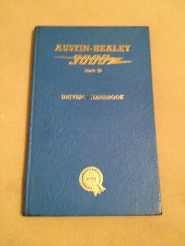 Vintage 1966 austin healey 3000 mark iii driver's handbook