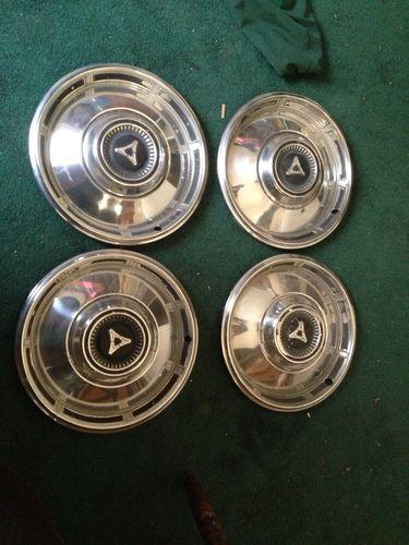 1967 1968 dodge dart 13" hubcaps hub caps nos pair 312 k-8
