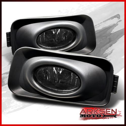 03-06 acura tsx bumper driving smoked fog lights lamp w/switch+bulbs set