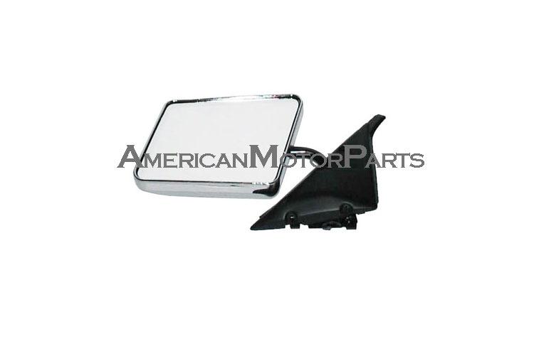 Left driver side replacement manual folding mirror chevy gmc oldsmobile 15642573