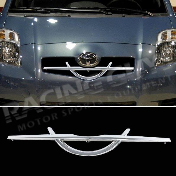 06 07 08 toyota vitz/yaris sedan/wagon 4dr abs plastic front upper chrome grille