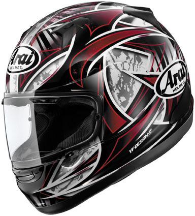 New arai signet-q full-face adult helmet, flash red, 2xl/xxl