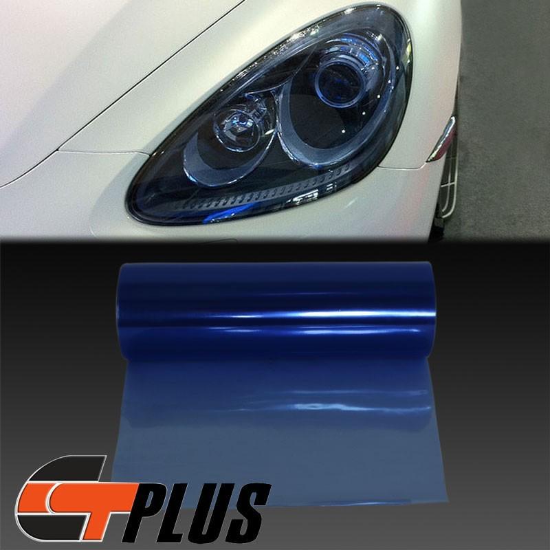 Universal 12"x72" xenon hid bright blue headlight tail lamp film tinting decal