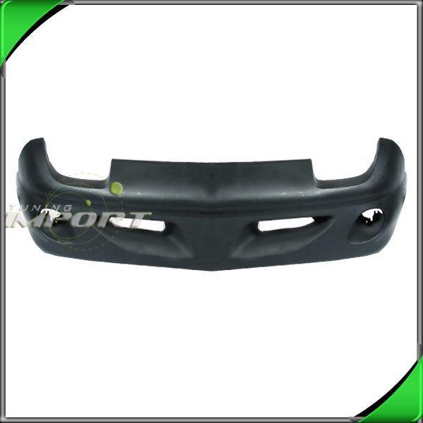 95-99 pontiac sunfire front bumper fascia cover primed blk plastic paint-ready