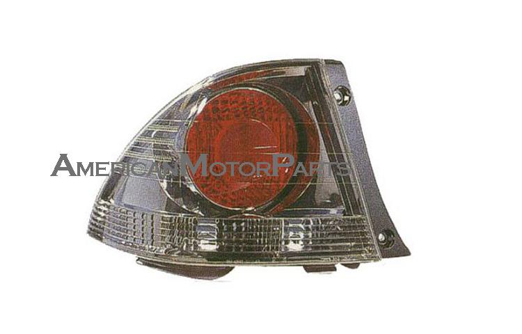 Depo pair replacement outer tail light dark metallic housing 02-03 lexus is300