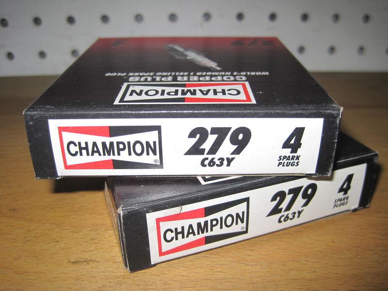 Champion spark plugs (8) c63y new