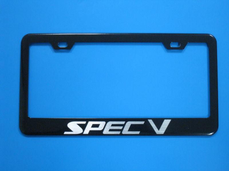 Nissan "spec v" black license frame 1pc