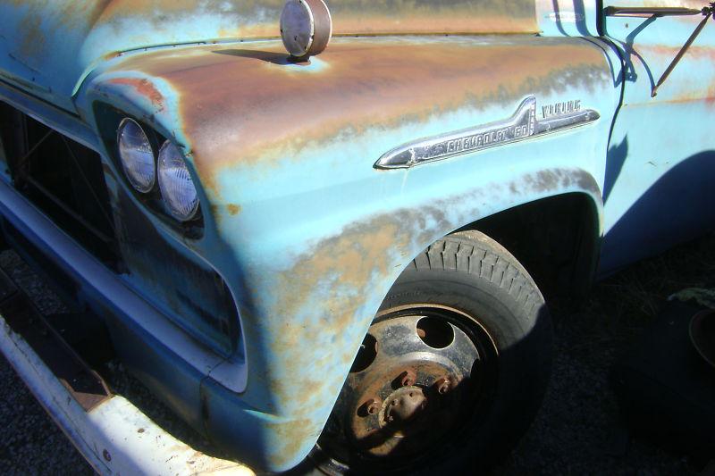 1958 58 1959 59 chevy truck viking 60 left front fender 