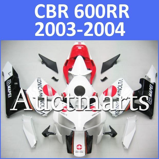 Fit honda 03 04 cbr600rr cbr 600 rr 2003 2004 fairing kit abs plastics a71 d13