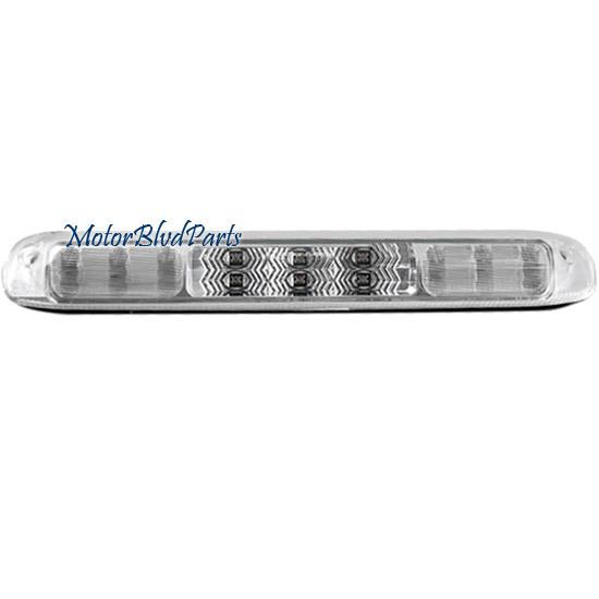 99-07 sierra silverado classic led 3rd chrome brake lamp light