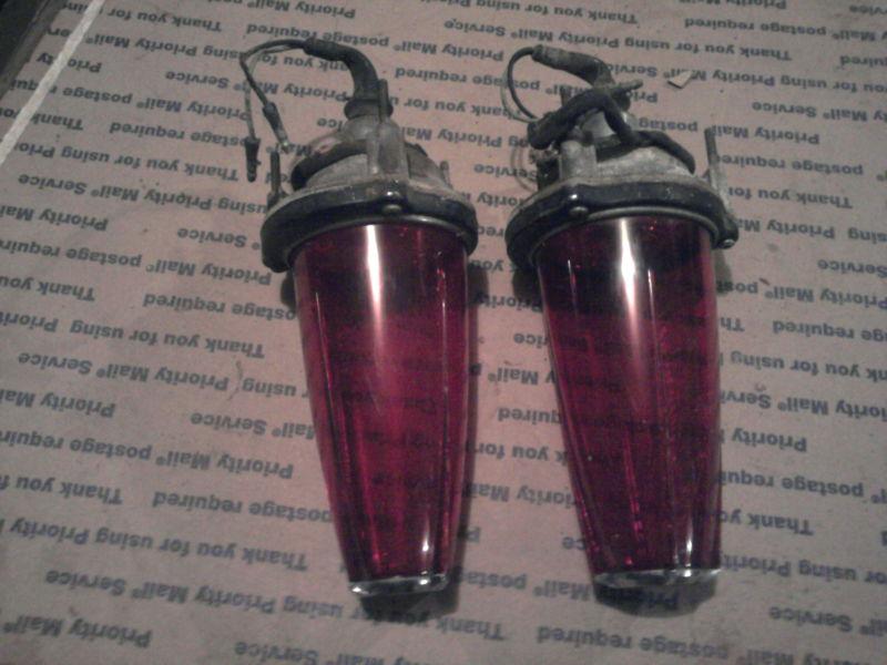 62 1962 mercury monterey tail lights lenses custom s-22 original used rare!