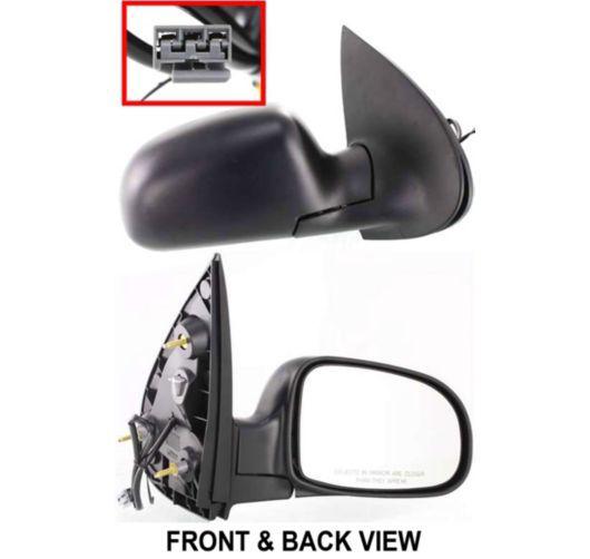 95-98 ford windstar folding power door mirror flat black right passenger side