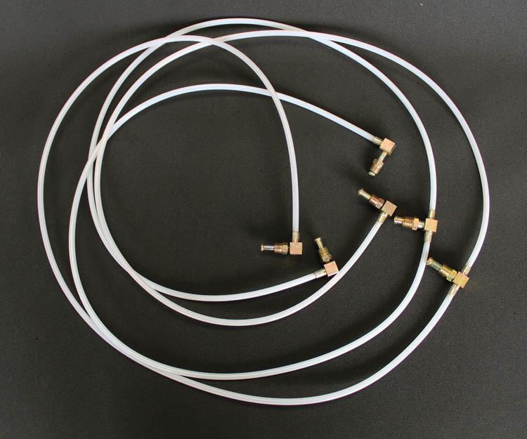 New! 1965-1973 mustang convertible power top hydraulic hoses lines left & right