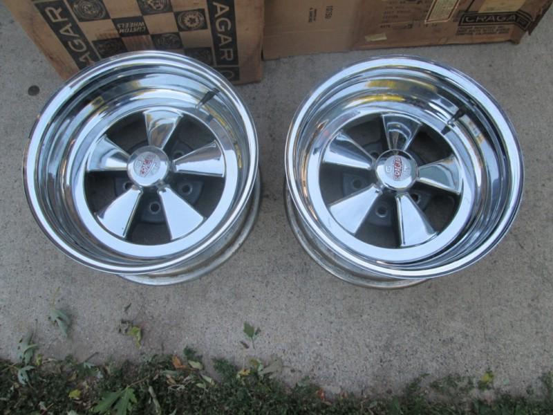  cragar gt wheels rims 15x7 nos very rare