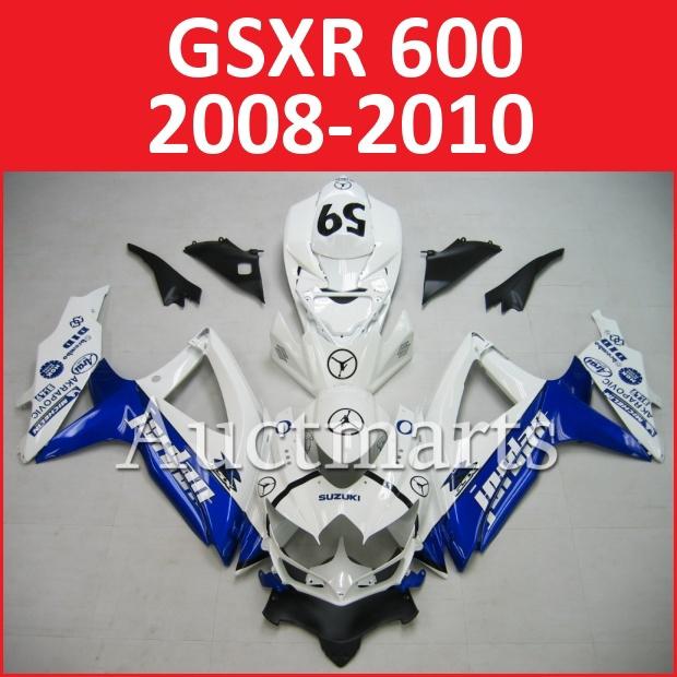 Fit suzuki 08 09 10 gsxr 750 gsxr 600 gsx-r 2008 2009 2010 fairing k8 j2 a01