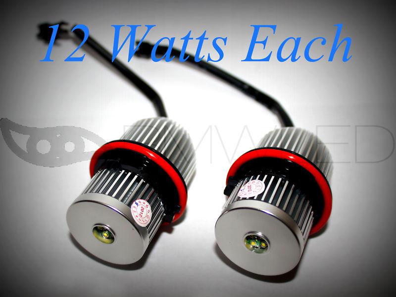 Bmw e39 e60 e61 m5 e83 angel eyes led markers white, 2 x 10watts, real 10 watt