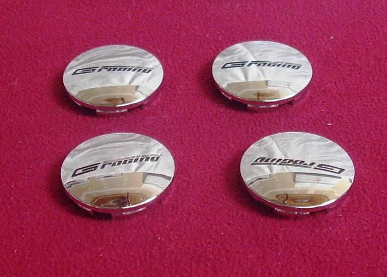 G racing wheels tokyo chrome custom wheel center cap #896k60 set of four - new