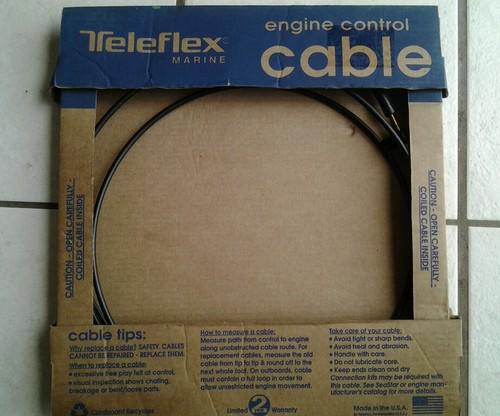New teleflex omc cc17911 control cable 11 ft