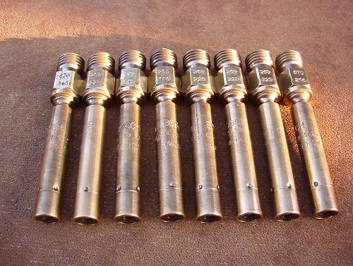 Mercedes benz brass upgrade 8 fuel injectors cis 85-92 used nice 