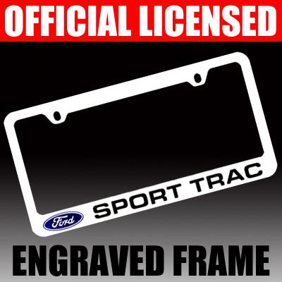 Ford *sport trac* chrome license plate frame tag holder