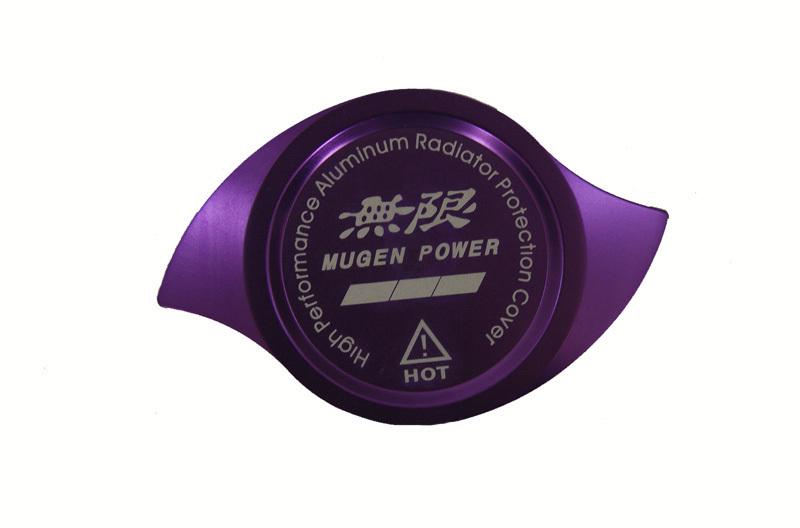 Universal billet aluminum cnc machined radiator cap cover mugen purple rl tl rdx